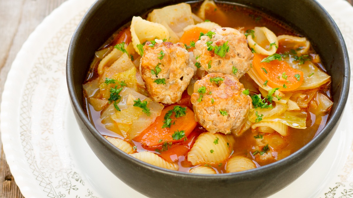 Soupe aux boulettes de dinde - Recette - ULTIME FIT