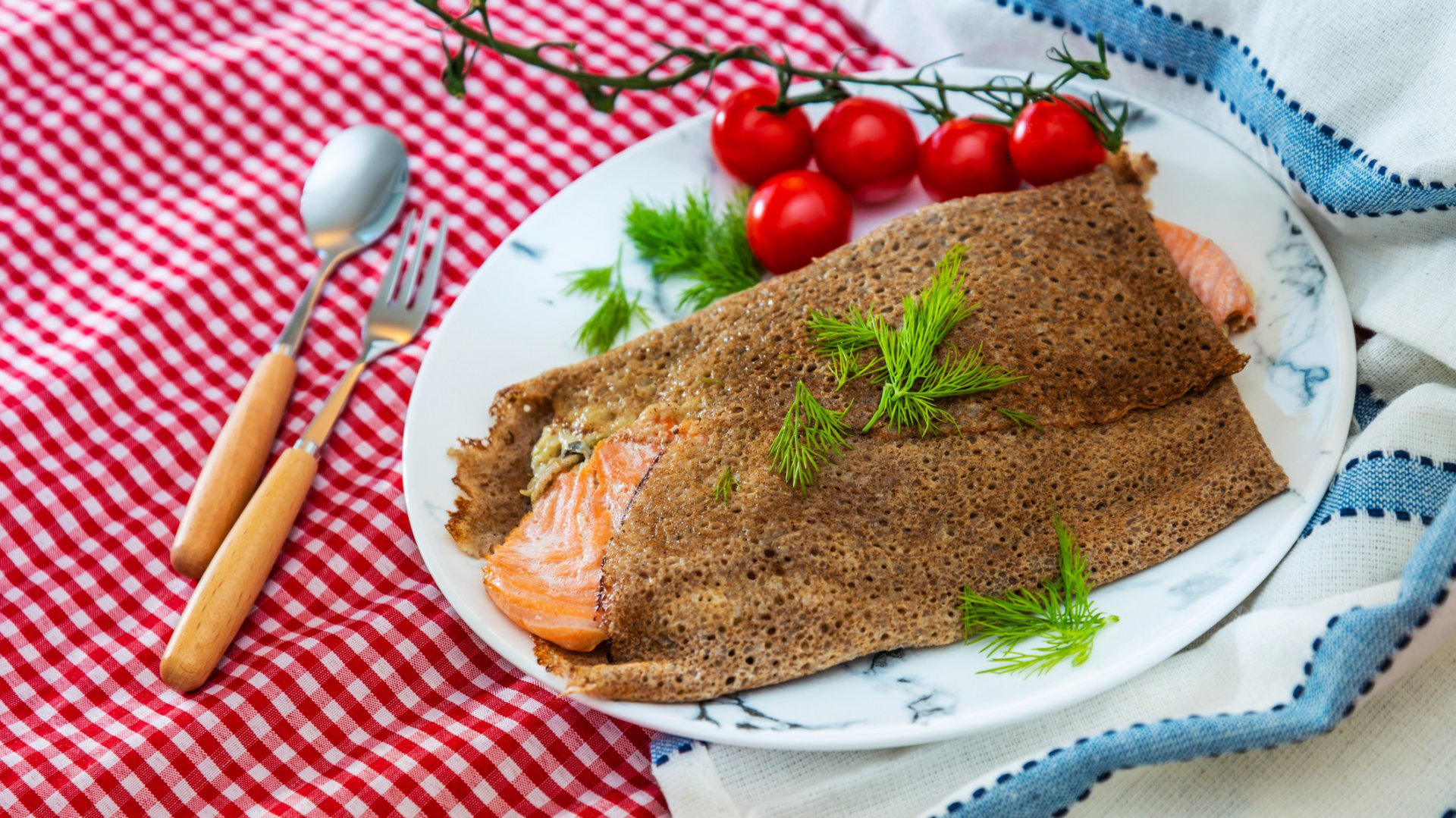 Crêpes au saumon - Recette - ULTIME FIT